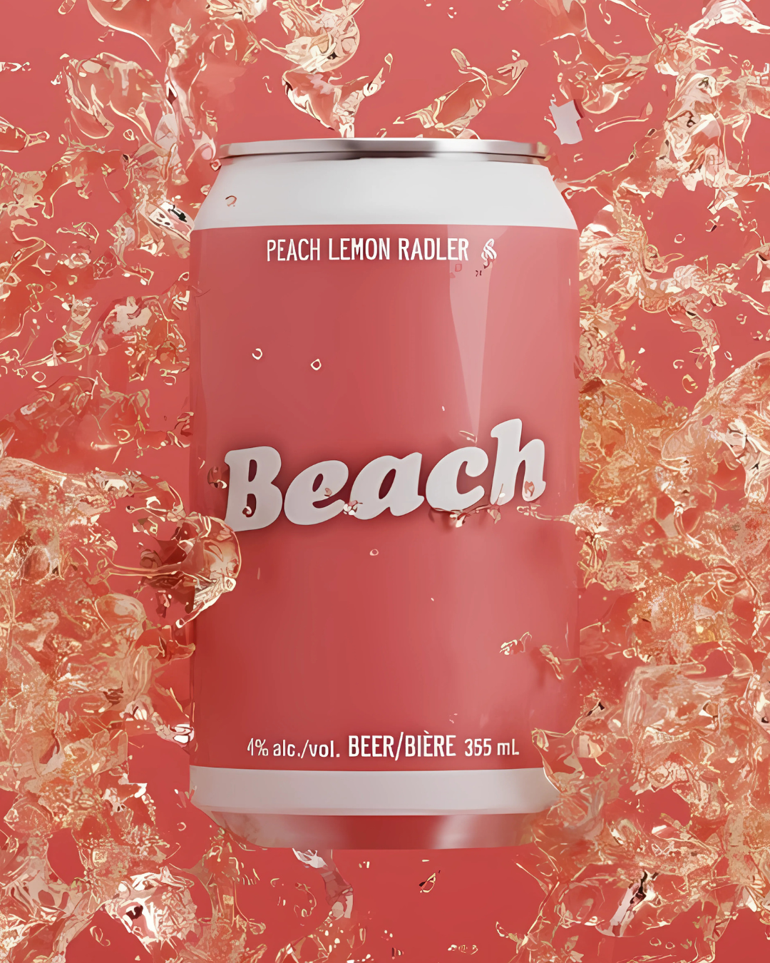 ビーチピーチ&レモン/Beach Peach & Lemon Radler/355ml缶